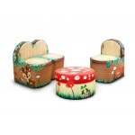 Masuta Ciupercuta moale Prietenii Padurii cu Soft Touch - Forest Friends